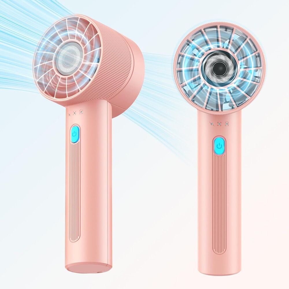 Portable Handheld Fan Rechargeable,high speed fan with 4 Speeds